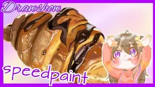 [Drawshow][speedpaint] Draw Croissant 🥐!!!YUMMY