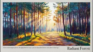 Radiant Forest 🌿☀️ | A Playlist for a Quiet Morning | Piano Music for Relaxation, Study, and Focus