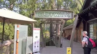 Cliff walk at the Capilano Suspension Bridge, North Vancouver