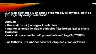 UiPath Interview Questions - Scenario Based | Beginner to Intermediate level Questions and answers
