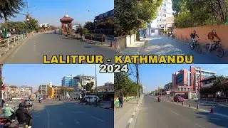 Lalitpur to Kathmandu LIVE Roads Condition 🇳🇵 - 4K Downtown [Amazing Travel Experience] 2024