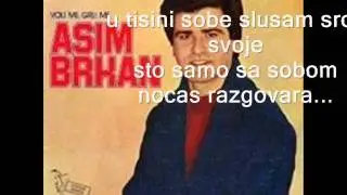 Asim Brkan - Jednom sam i ja volio (tekst)