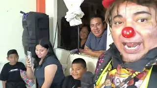 Payasito chancholin en el cumpleaños del Pequeño cesar