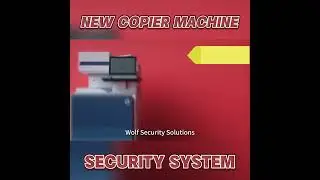 New HP Copier Machine - Wolf Security System
