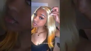 Zlike hair blonde ombre wig link in bio🔥#wig #wiginstall #wigtutorial #wigstyling #blondeombrewig