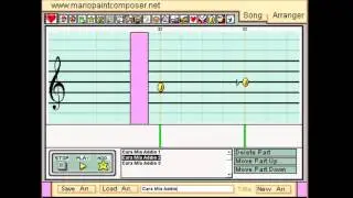 Cara Mia Addio (Portal 2) - Mario Paint Composer