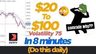(Do this daily!) $20 TO 100$ in 8 MINUTES 🙆(To be deleted) Vix 75