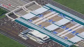 How to Build a realistic Modern Train station Theotown...