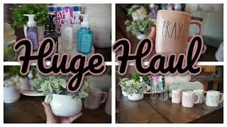 HUGE HAUL! HOME DECOR AND MORE! Target, Tjmaxx and Amazon!! Rea Dunn and Bath and Body Works!!
