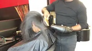 Natural to Silky therma smooth blow out