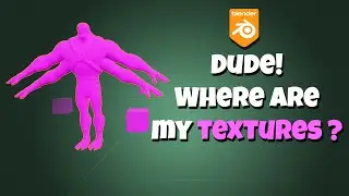 Blender PINK texture fix (Find missing Textures)