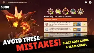 BLAZE BOSS GUIDE & TEAM COMP! | Unlimited Fighting Championship Day 3 | Hardest EndGame Event 5.5