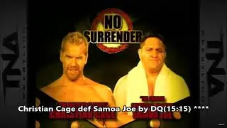 TNA No Surrender 2007 Review