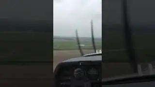 Grob Tutor G 115-e landing at RAF Benson (Air Experience Flying)