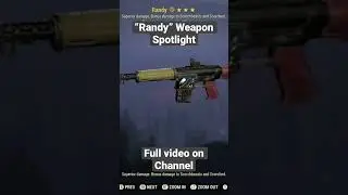 Bloodied faster fire rate Handmade Weapon Spotlight Fallout 76