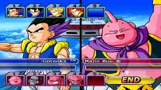 FUSIONS VS TEAM MAJIN BUU (COM VS COM) - Dragon Ball Z Budokai Tenkaichi 3
