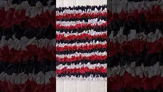 diy doormat making from old clothes #diy #doormat #recycle #reuse #craft #stitching