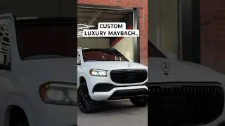 We Did This To A Luxury Maybach.. #maybach #mercedes #luxury #custom #carwrap #transformation #viral