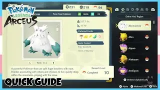 Where To Catch Abomasnow *Alabaster Icelands* In Pokemon Legends Arceus | Location Quick Guide