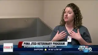Pima JTED students learn veterinary skills through program
