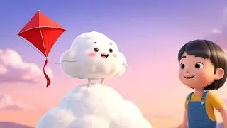 The Shy Cloud Rode on a Paper Kite ☁️🪁 | Kids Songs & Nursery Rhymes