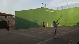 FRONTENIS POZALMURO 2025    OCTAVO   IVAN SAUL VS ASIER ADRIAN