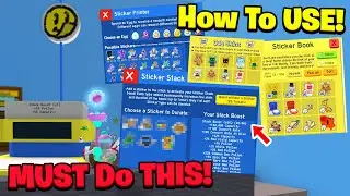 Объяснение наклеек и новых машин! Как правильно использовать!! (Bee Swarm Simulator)