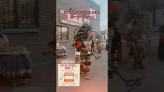 Aztec dancers at #seattledrumschool #indigenouspeoplesday by @FriendsofGeorgetownHistory