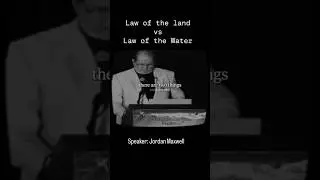 We should all know the laws of water vs the laws of the land.