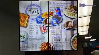 Dynamic digital menu design for Plaka restaurant