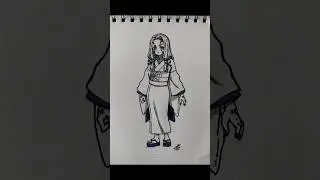 Spider demon (daughter), speed drawing #demonslayer #spiderdemon #kny #anime #drawing #animeart #fyp