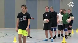 Faustball u14 - Training f&uuml;r die Deutsche Meisterschaft