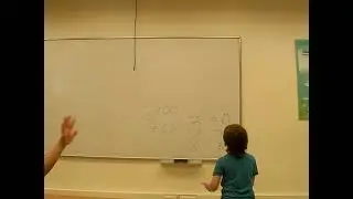 Junior College Kindergarten-aged prodigy teaches middle-school math with great confidence and joy