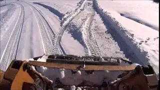 Playing in the Snow with my Case 1840 Skid-steer Loader