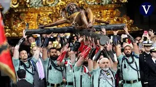 La Legión desembarca en Málaga para acompañar al Cristo de la Buena Muerte en su traslado