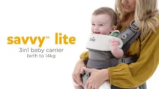 Joie savvy&trade; lite  | 3 in 1 Body Carrier for Newborns & Toddlers