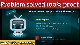 player doesn't support this video format | player doesn't support this video format vidmate