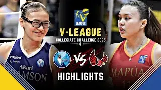ADAMSON VS. MAPUA Full Game Highlights | V-League Collegiate Challenge 2025