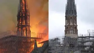 Notre-Dame rinata dalle ceneri dopo il restauro: tolti i primi ponteggi a cinque anni dall'incendio