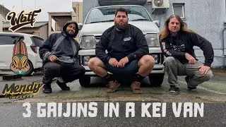 3 Big Guys in a Tiny Kei Van! Tokyo to Nagoya Road Trip Adventure!