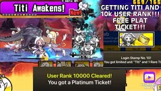 FINALLY GOT 10,000 USER RANK WITH TITI CAT!!!