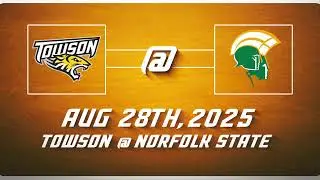 Live Audio Broadcast: Towson Football at Norfolk State