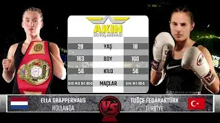 Tuğçe FEDAKARTÜRK vs Ella GRAPPERHAUS / HD