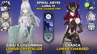 C0 Zibai + C0 Columbina & C0 Chasca | Spiral Abyss 6.3 | Genshin Impact Luna IV