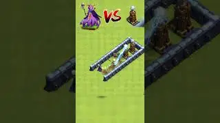 ⚔️ 1 Super Witch LVL 5 vs 5 Hidden Tesla LVL10 ⚡ #clashofclans #coc #games