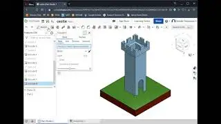 Creating a Simple Castle in OnShape - Engineering Graphics Lecture