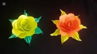 Creating Christmas Rose Flower for Decorations 🌹🎄 | Easy DIY Christmas Craft