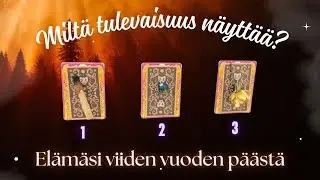 TULEVAISUUS TAROT 🔮 Mit&auml; tapahtuu el&auml;m&auml;ss&auml;si n. 5 vuoden p&auml;&auml;st&auml;? ✨