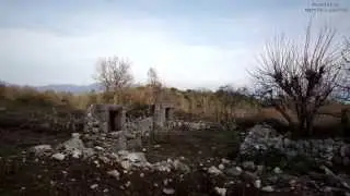 Domek Doktora - Monte Cassino - widok z drona