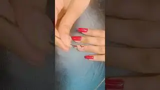 Easy Nailart At Home#areej #stagemakeup #nailart #youtubeshort #makeuptutorial #makeupworld